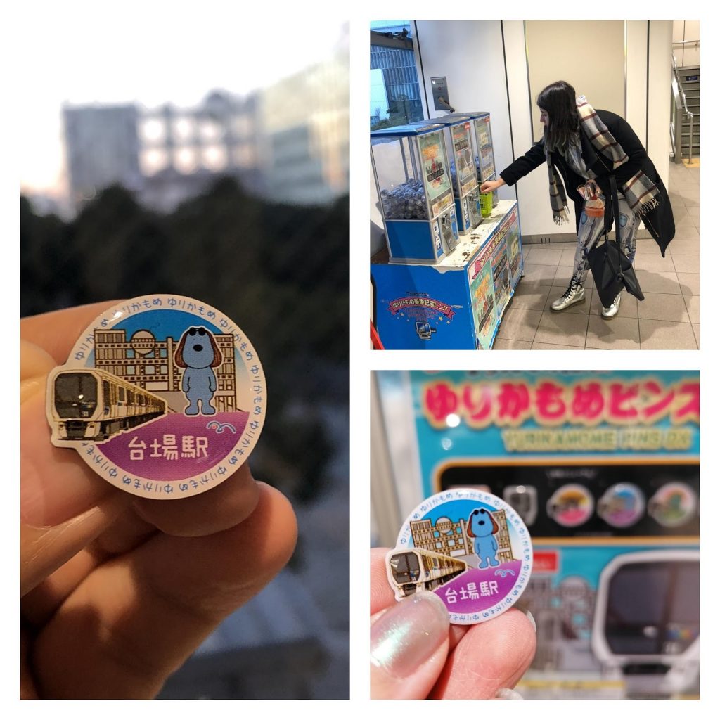 Gacha capsule toys in Odaiba