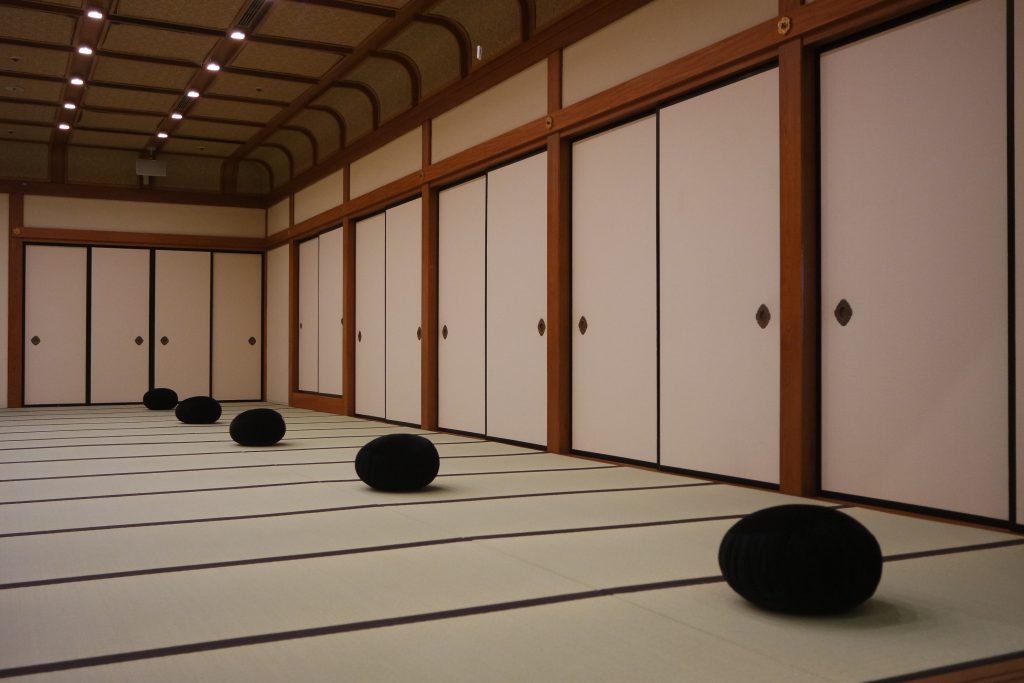 meditation hall at the soto zen headquarters